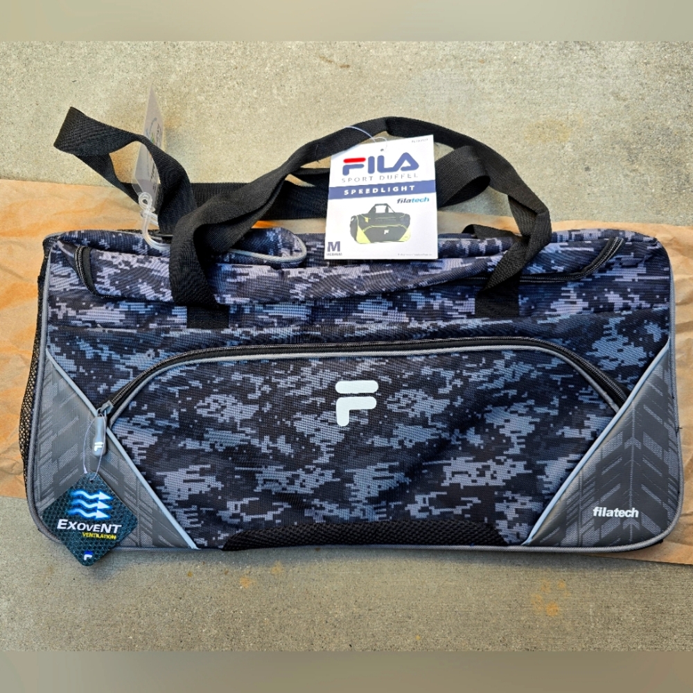 Fila Men's Camouflage Duffle Bag